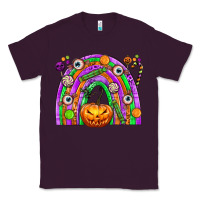 Plum Halloween Rainbow Classic Tee - texasbilliewilder