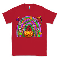 Red Halloween Rainbow Classic Tee - texasbilliewilder