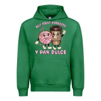 Emerald but first cafecito y pan dulce Urban Hoodie - MaliasSmallBusiness