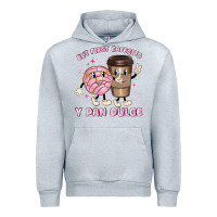 Heather Grey but first cafecito y pan dulce Urban Hoodie - MaliasSmallBusiness