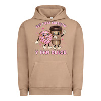 Pigment Burro but first cafecito y pan dulce Urban Hoodie - MaliasSmallBusiness