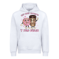 White but first cafecito y pan dulce Urban Hoodie - MaliasSmallBusiness