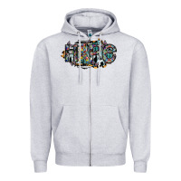 Heather Grey hope Zipper Hoodie - SublimationCraftShop