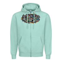Seafoam hope Zipper Hoodie - SublimationCraftShop