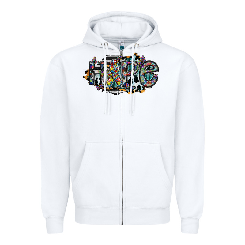 Hope Zipper Hoodie by SublimationCraftShop | Teevron