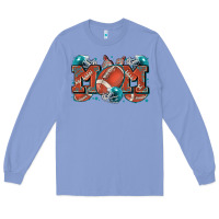 Colony Blue mom american football Long Sleeve Tee - Zillion Design Studio