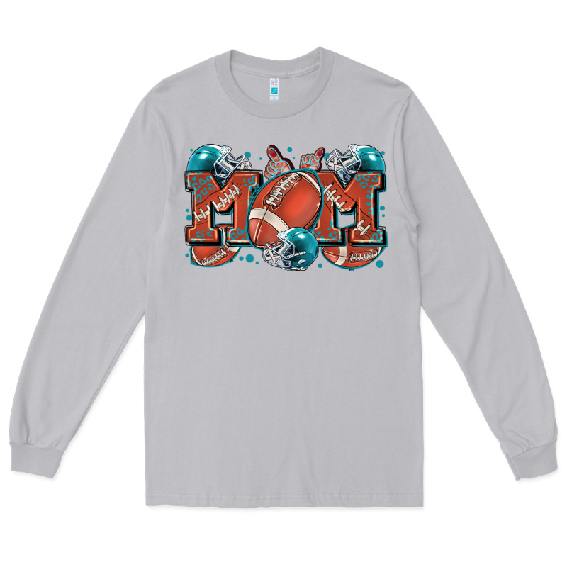 Mom American Football Long Sleeve Tee by Zillion Design Studio | Teevron