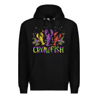 Black my favorite season is crawfish Premium Hoodie - MaliasSmallBusiness