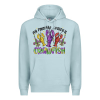 Blue Mist my favorite season is crawfish Premium Hoodie - MaliasSmallBusiness