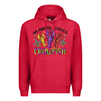 Cardinal my favorite season is crawfish Premium Hoodie - MaliasSmallBusiness