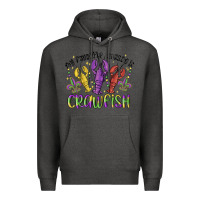 Charcoal Heather my favorite season is crawfish Premium Hoodie - MaliasSmallBusiness