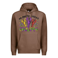 Chestnut my favorite season is crawfish Premium Hoodie - MaliasSmallBusiness