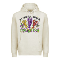 Oatmeal Heather my favorite season is crawfish Premium Hoodie - MaliasSmallBusiness
