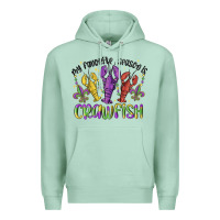 Seafoam my favorite season is crawfish Premium Hoodie - MaliasSmallBusiness
