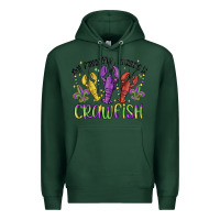 Sports Green my favorite season is crawfish Premium Hoodie - MaliasSmallBusiness