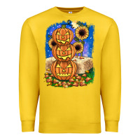 Lemon pumpkin sunflower Premium Sweatshirt - JahusDesignShop