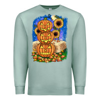 Seafoam pumpkin sunflower Premium Sweatshirt - JahusDesignShop