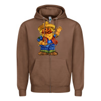 Chestnut scarecrow Zipper Hoodie - FaDigitalArtStudio