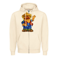 Sandshell scarecrow Zipper Hoodie - FaDigitalArtStudio