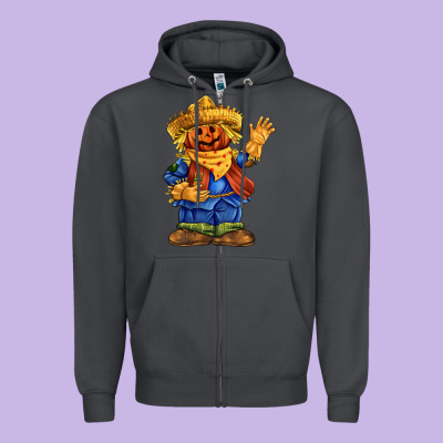 Scarecrow Zipper Hoodie Designed By Fadigitalartstudio
