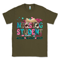 Army Green nursing student Classic Tee - Zillion Design Studio