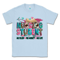 Dusty Blue nursing student Classic Tee - Zillion Design Studio