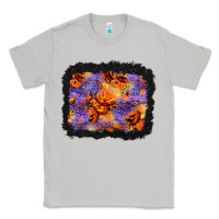 Moon Dust halloween pumpkin and leopard background Classic Tee - BundleAndBundleShop