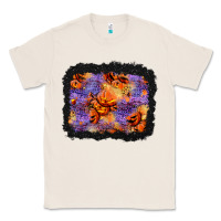 Natural halloween pumpkin and leopard background Classic Tee - BundleAndBundleShop