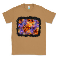 Toasted Coconut halloween pumpkin and leopard background Classic Tee - BundleAndBundleShop
