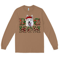 Toasted Coconut christmas  white shepherd dog mom Long Sleeve Tee - RanaPortraitStore