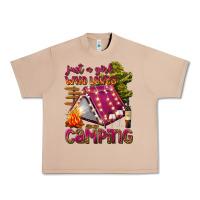 Burro just a girl who loves camping Urban Heavy Tee - texasbilliewilder