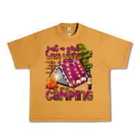 Peanut Butter just a girl who loves camping Urban Heavy Tee - texasbilliewilder