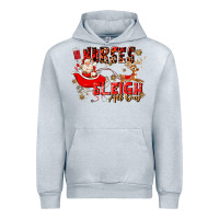 Heather Grey nurses sleigh all day Urban Hoodie - MaliasSmallBusiness