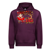 Mauve Wine nurses sleigh all day Urban Hoodie - MaliasSmallBusiness