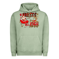 Pigment Oil Green nurses sleigh all day Urban Hoodie - MaliasSmallBusiness