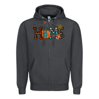 Smoke welcome to our home Zipper Hoodie - CowhideDigitalArt