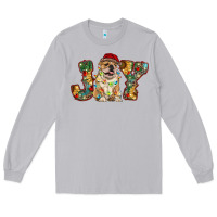 Moon Dust bulldog christmas joy Long Sleeve Tee - RanaPortraitStore