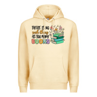 Pina Colada there is no such thing as too many books Premium Hoodie - MaliasSmallBusiness