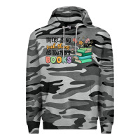 Slate Camo there is no such thing as too many books Premium Hoodie - MaliasSmallBusiness
