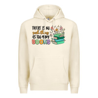 Tofu there is no such thing as too many books Premium Hoodie - MaliasSmallBusiness