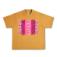 Peanut Butter Breast Cancer Brushstrokes Urban Heavy Tee - RanaPortraitStore