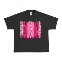 Pigment Black Breast Cancer Brushstrokes Urban Heavy Tee - RanaPortraitStore