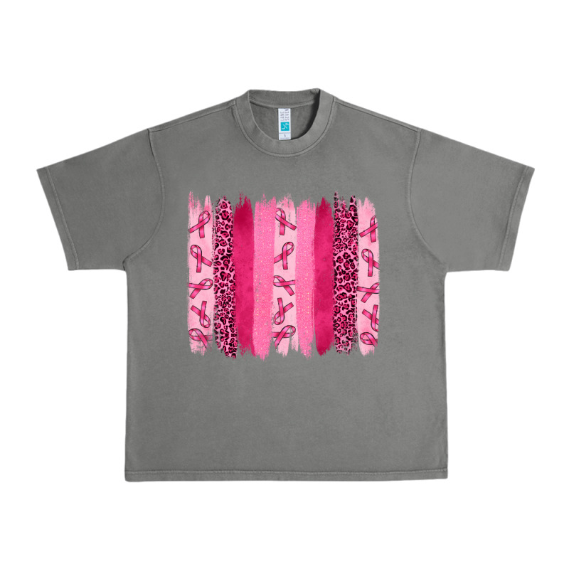 Breast Cancer Brushstrokes Urban Heavy Tee by RanaPortraitStore | Teevron