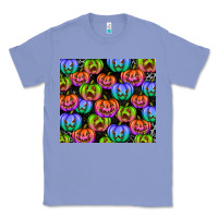Colony Blue Halloween Pumpkins Classic Tee - texasbilliewilder
