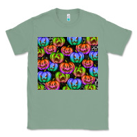Sage Halloween Pumpkins Classic Tee - texasbilliewilder