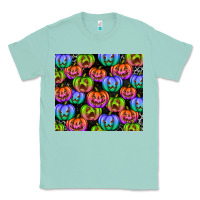 Seafoam Halloween Pumpkins Classic Tee - texasbilliewilder