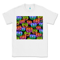 White Halloween Pumpkins Classic Tee - texasbilliewilder
