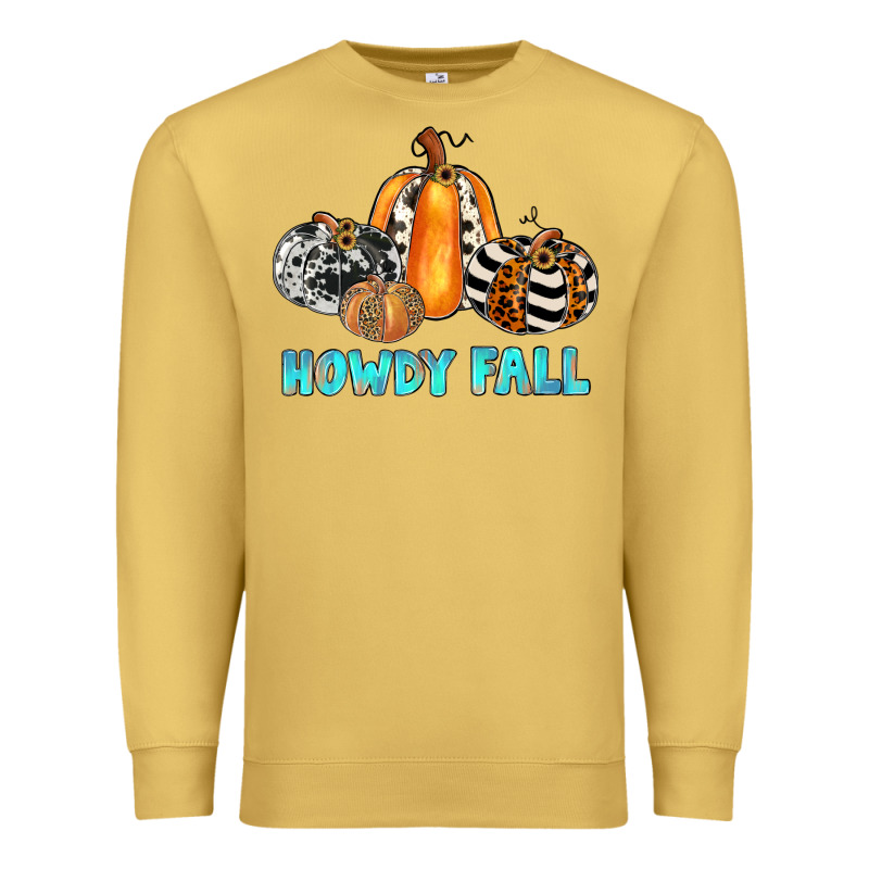 Howdy Fall Premium Sweatshirt by JahusDesignShop | Teevron