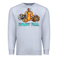 Heather Grey howdy fall Premium Sweatshirt - JahusDesignShop