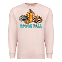 Pale Pink howdy fall Premium Sweatshirt - JahusDesignShop